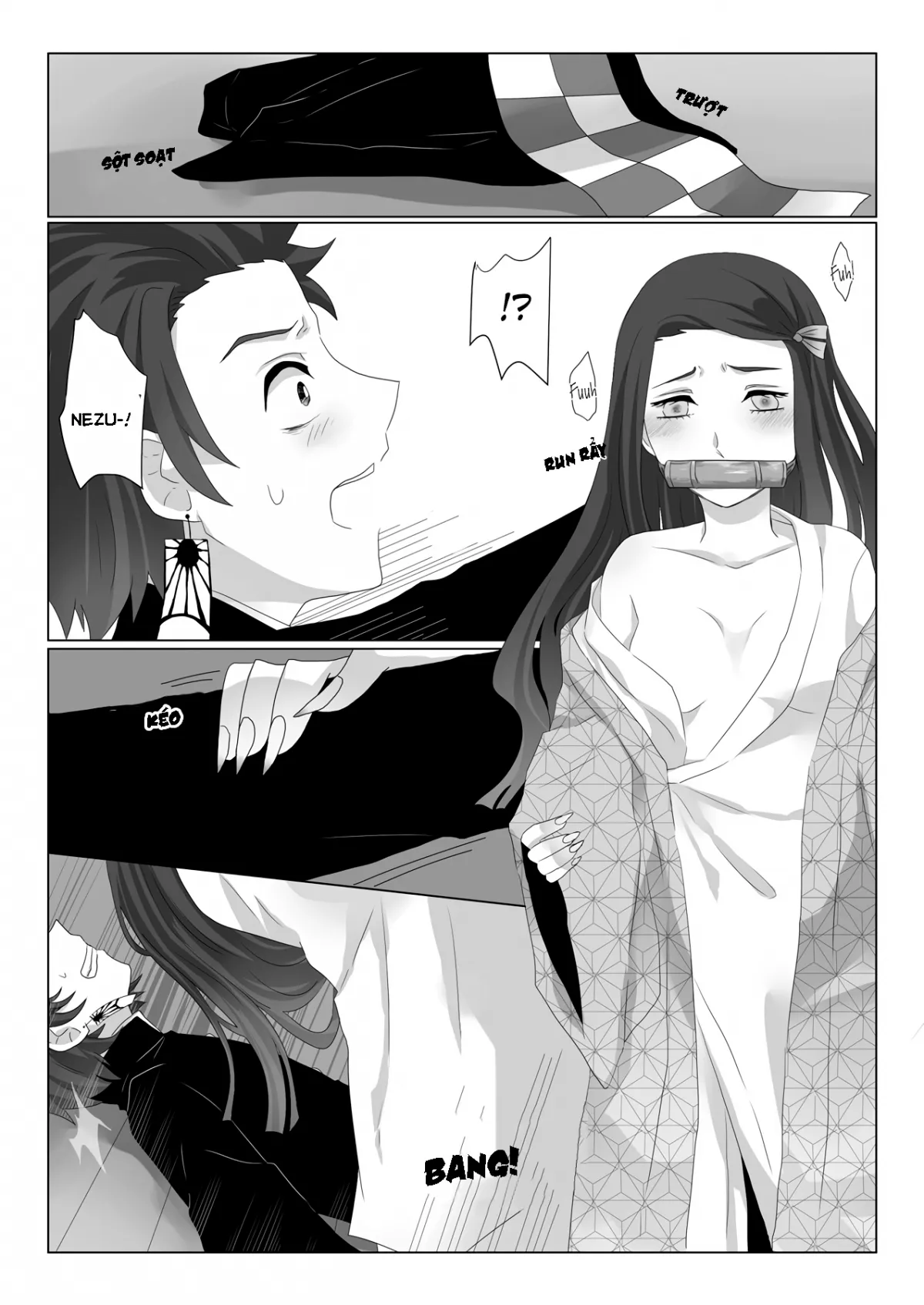 HentaiVN.net - Ảnh 6 - Tanjiro X Nezuko (Kimetsu no Yaiba) [Rakurai | Fallen Maiden (Kimetsu no Yaiba)] - Oneshot