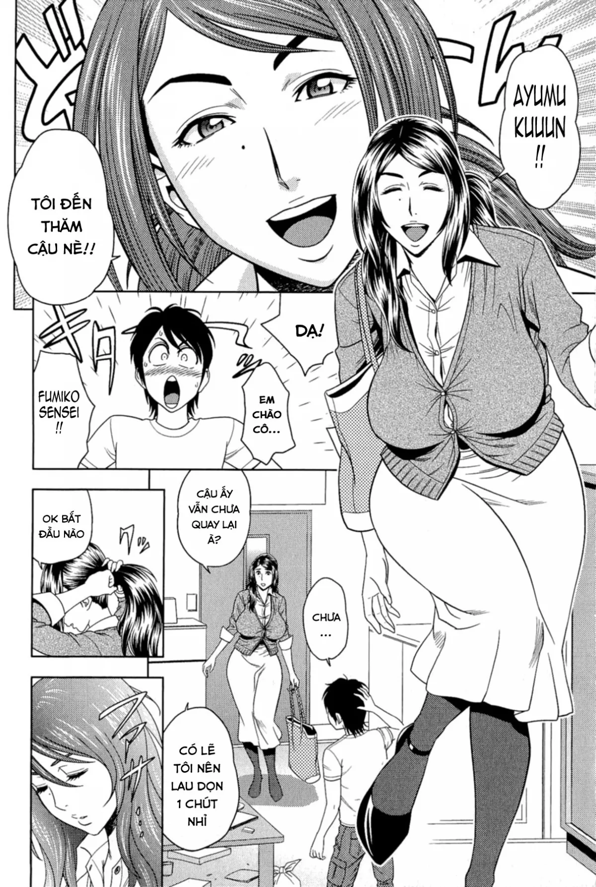 HentaiVN.net - Ảnh 9 - Milk Teacher - Chap 1