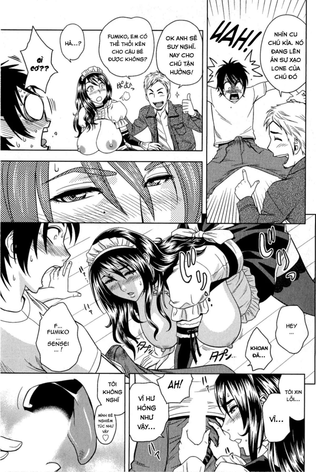 HentaiVN.net - Ảnh 16 - Milk Teacher - Chap 1