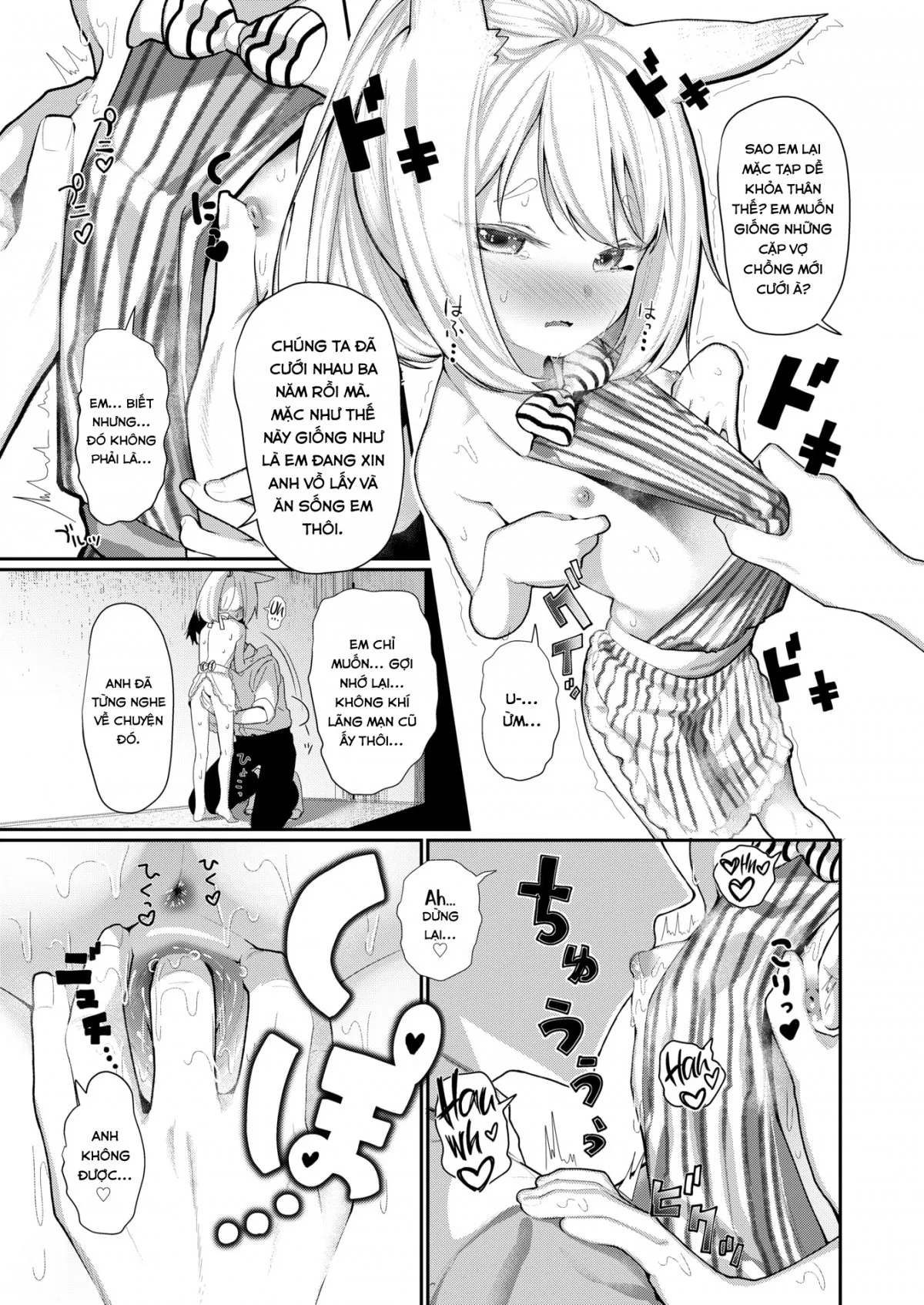 HentaiVN.net - Ảnh 7 - Vợ Tôi Là Quái Vật [Jingai Musume, Hitozuma Suru] - Oneshot