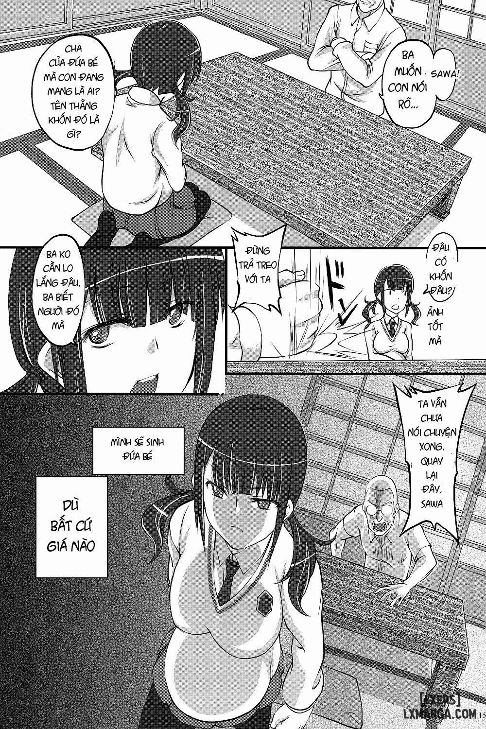 HentaiVN.net - Ảnh 14 - Getting Pregnant And Giving Birth (Tari Tari) - Chương 2 [END]