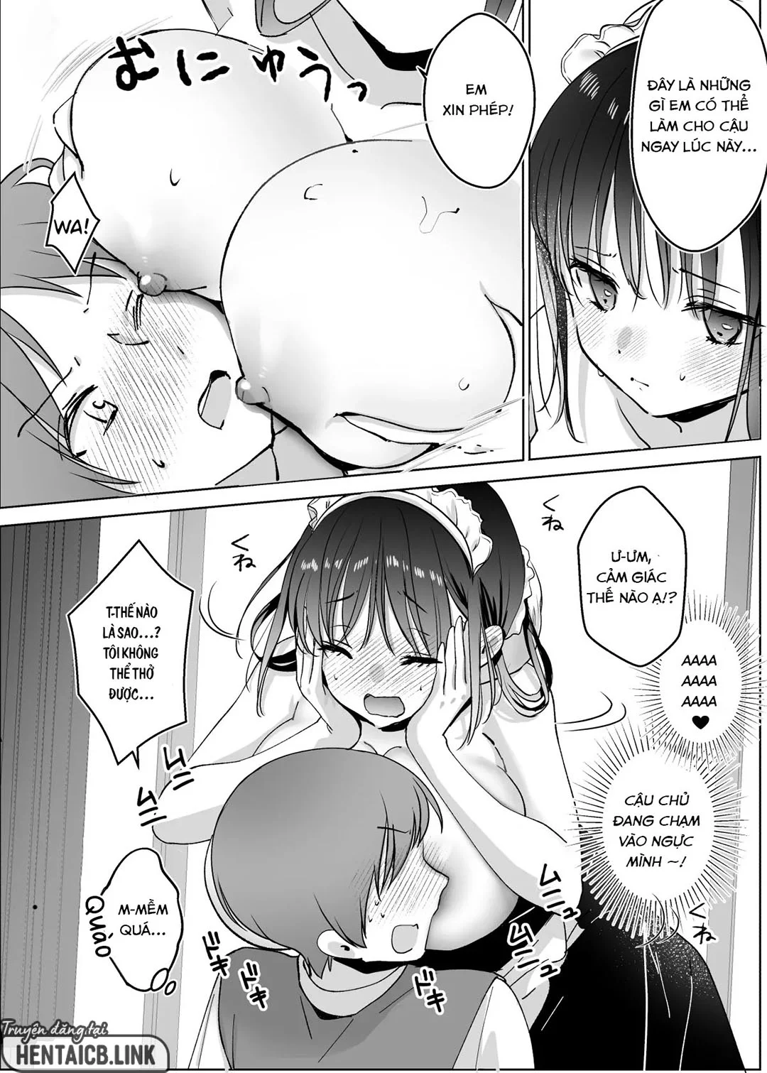 HentaiVN.net - Ảnh 11 - Maid Kirina is Devoted to her Young Master - Oneshot