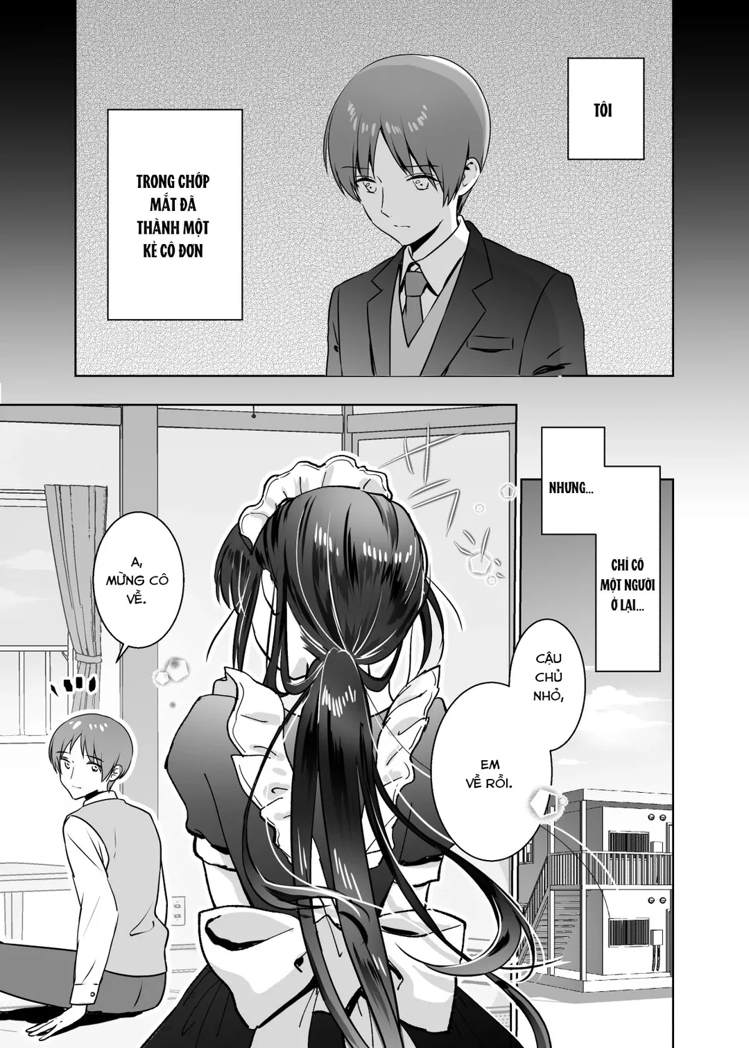 HentaiVN.net - Ảnh 4 - Maid Kirina is Devoted to her Young Master - Oneshot