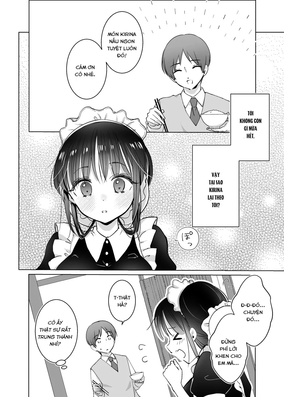 HentaiVN.net - Ảnh 7 - Maid Kirina is Devoted to her Young Master - Oneshot