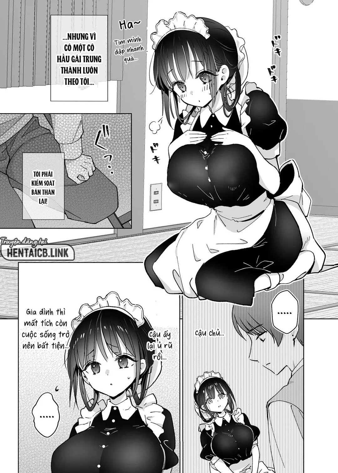 HentaiVN.net - Ảnh 8 - Maid Kirina is Devoted to her Young Master - Oneshot