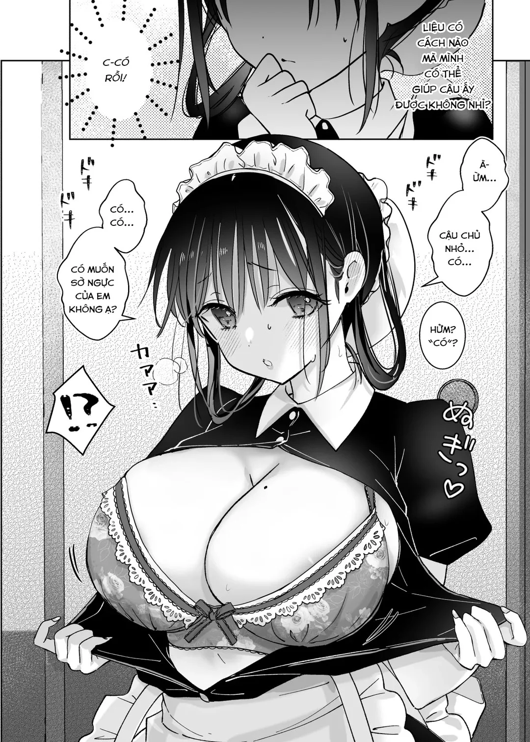 HentaiVN.net - Ảnh 9 - Maid Kirina is Devoted to her Young Master - Oneshot