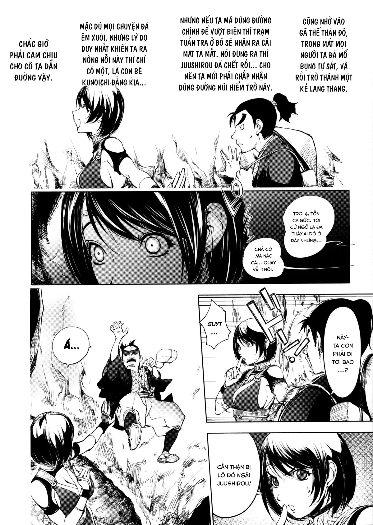 HentaiVN.net - Ảnh 3 - Nàng Kunoichi ngơ ngác [The Bewitched Kunoichi] - Chap 6 - Vách Núi Tới Thiên Đường