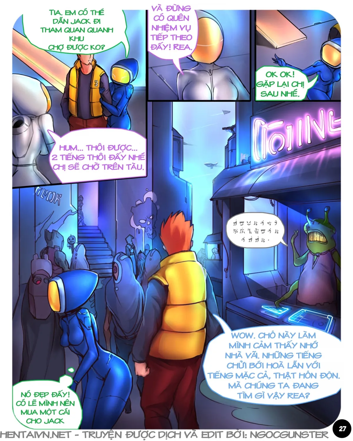 HentaiVN.net - Ảnh 4 - Thám hiểm không gian [S.EXpedition; Space Expedition] - Chap: 2