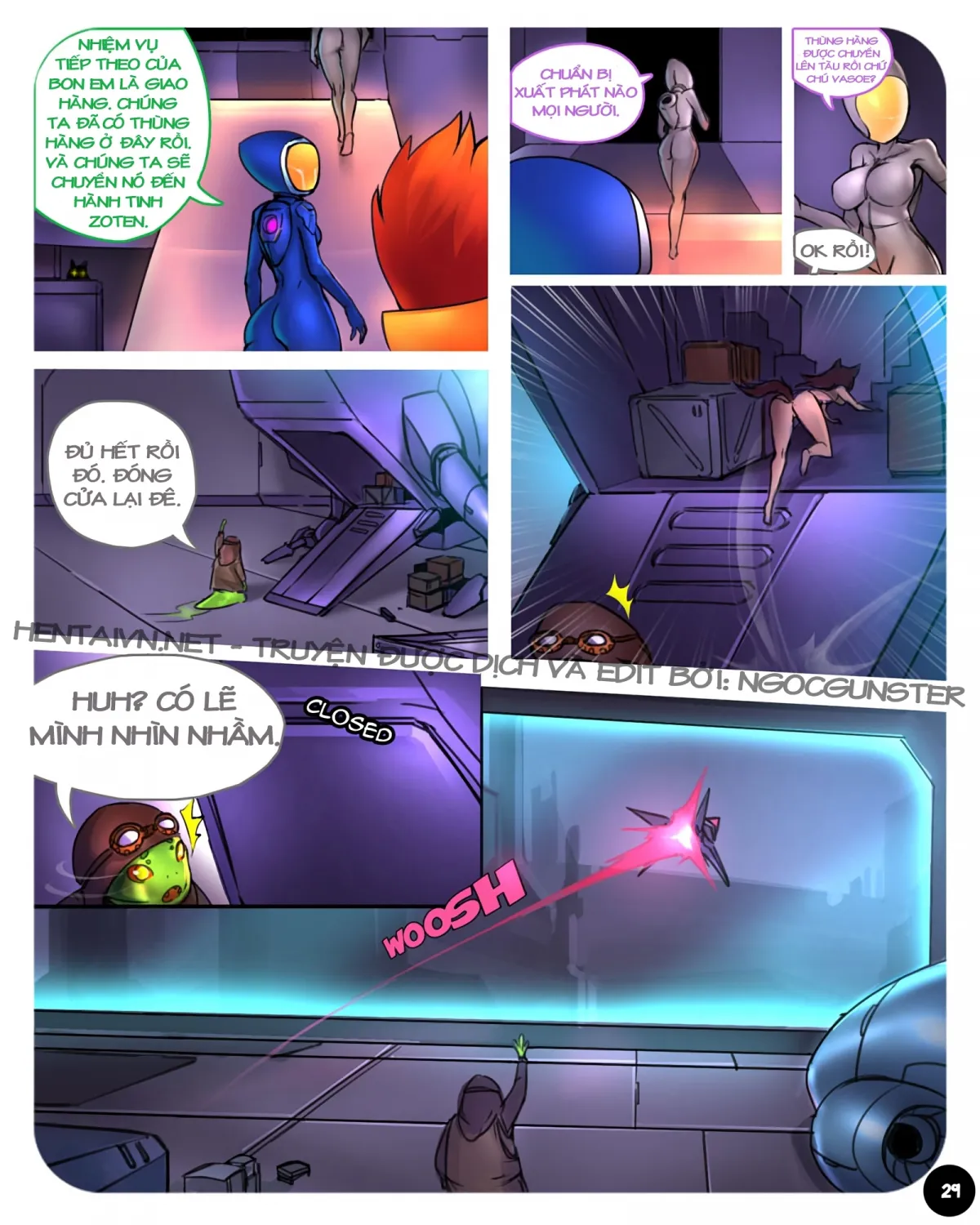 HentaiVN.net - Ảnh 6 - Thám hiểm không gian [S.EXpedition; Space Expedition] - Chap: 2