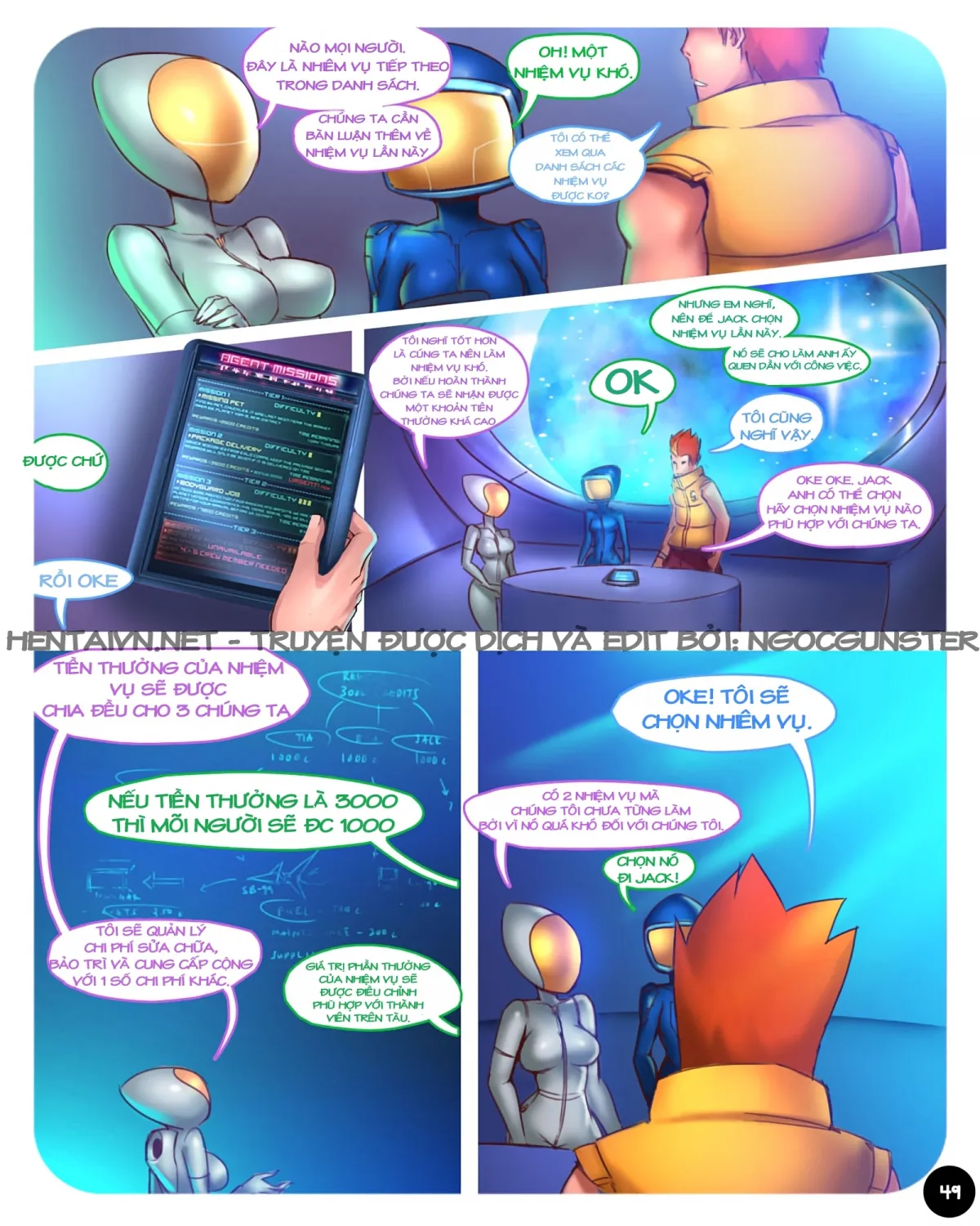 HentaiVN.net - Ảnh 10 - Thám hiểm không gian [S.EXpedition; Space Expedition] - Chap: 3
