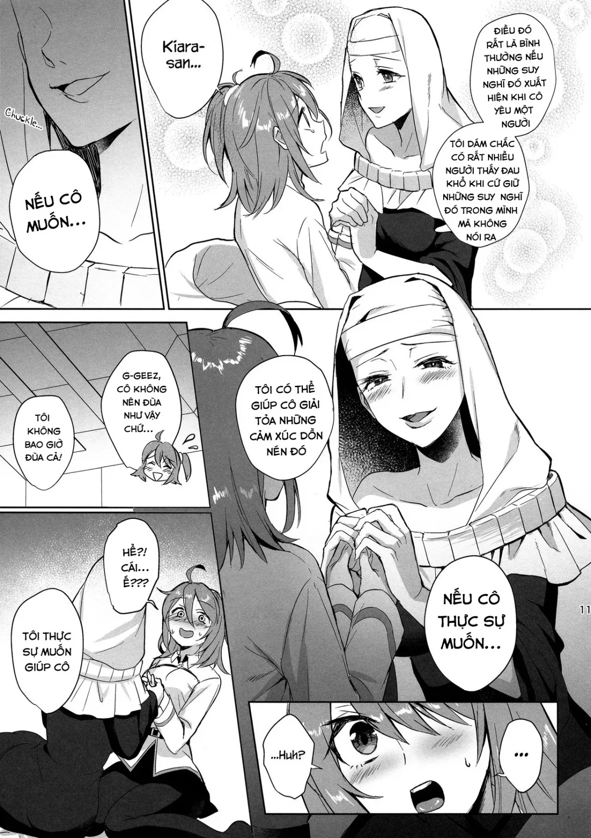 HentaiVN.net - Ảnh 10 - Dâm sơ Kiara và con Chaostic hứng tình (Fate/Grand Order) [Zettai Fukujuu Dosukebe Futanari Chinpo Beast (Fate/Grand Order)] - Oneshot