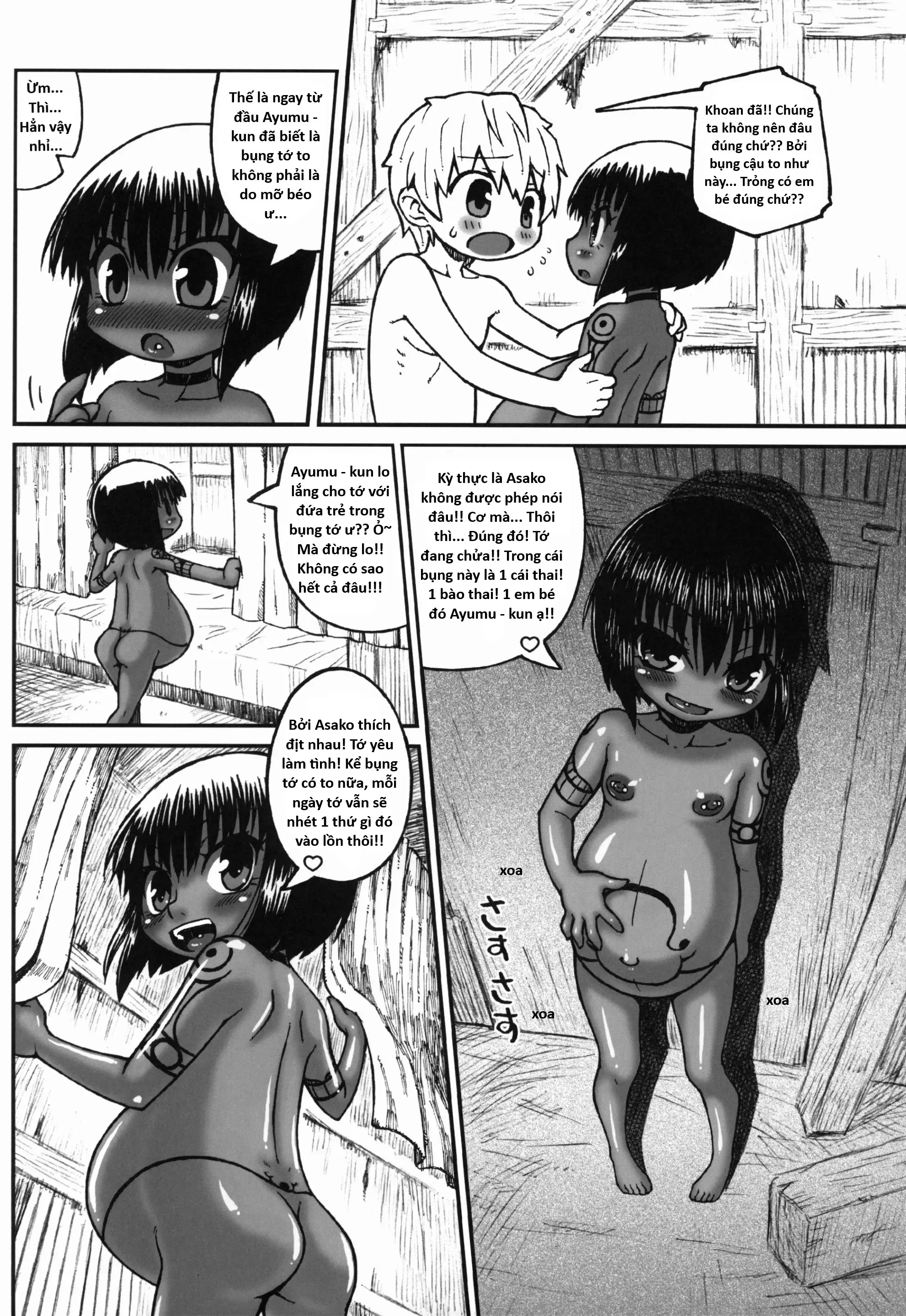 HentaiVN.net - Ảnh 17 - Haradeka! Kỳ nghỉ hè của nhóc bầu Asako - One shot