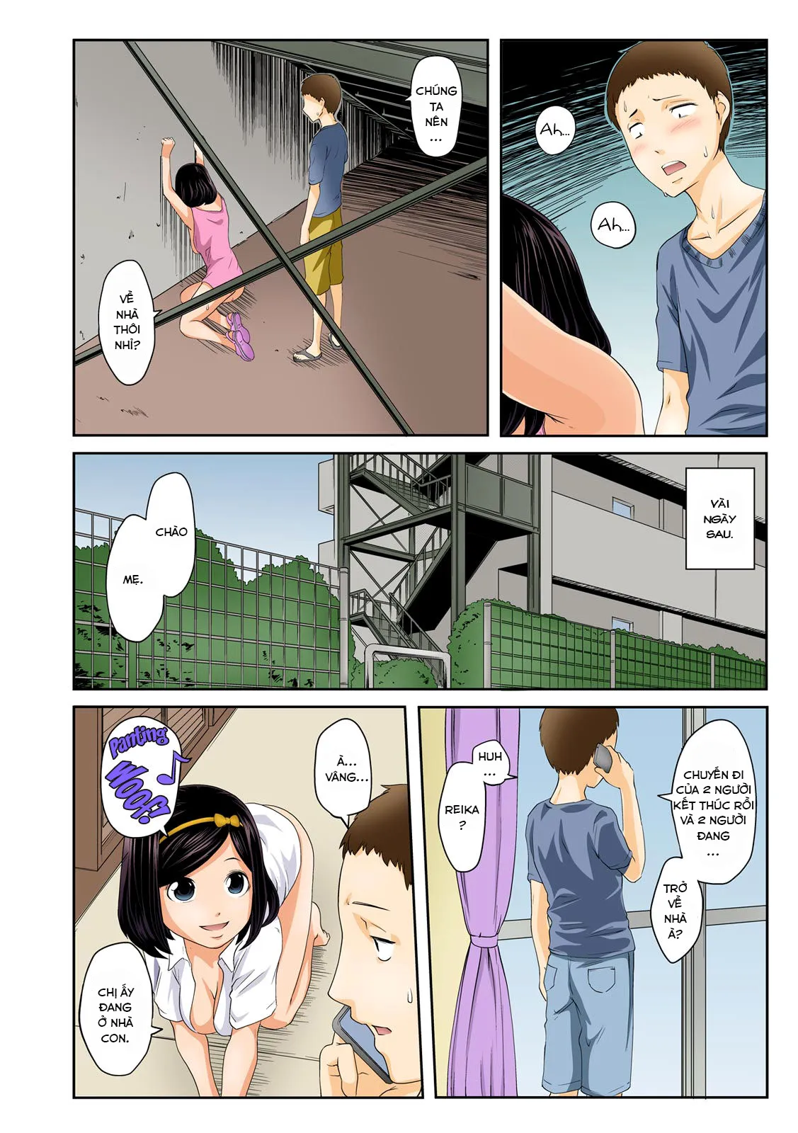 HentaiVN.net - Ảnh 23 - Chị gái của tôi là con cún!? [Hypnosis My Cheeky Sister Becomes A Dog] - Chap 2
