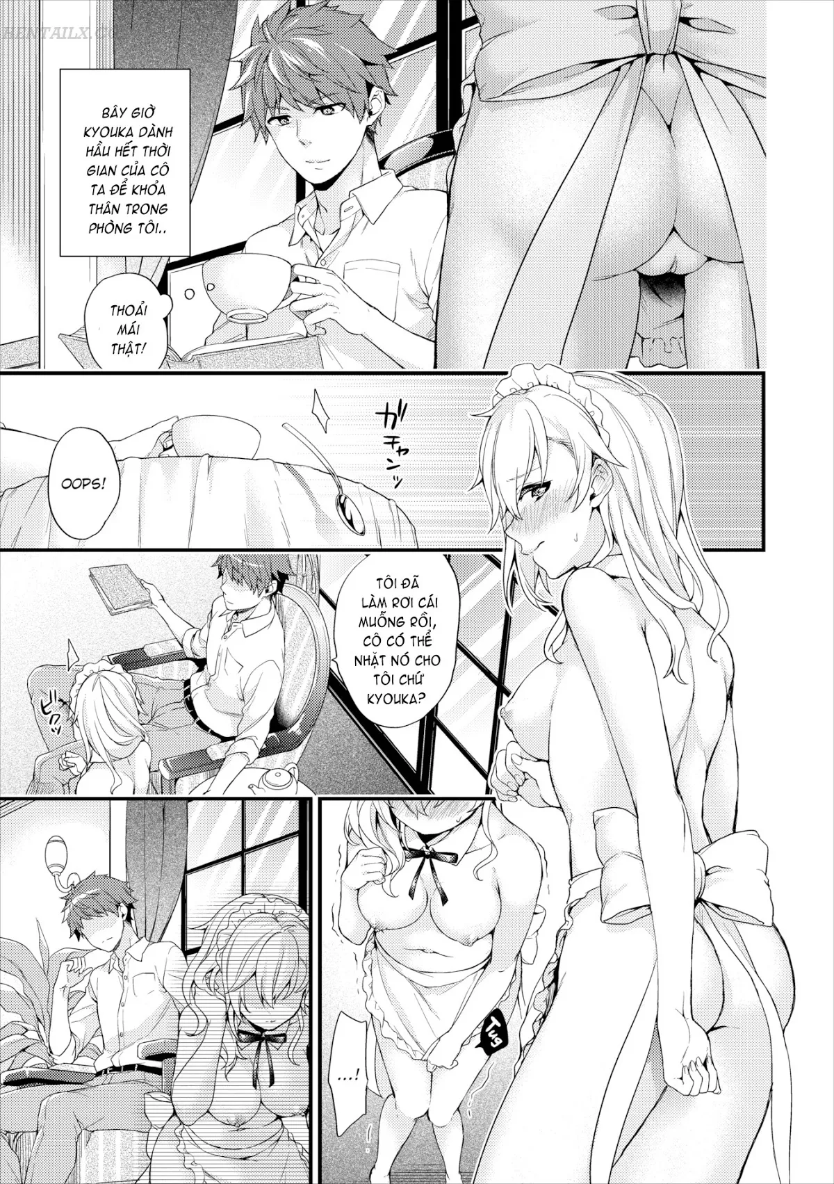 HentaiVN.net - Ảnh 12 - Sukiko (Trọn bộ) [Master-Slave Complex - Maid Collection; A Sudden Pet Girlfriend; Master Slave Complex - Maid] - Chap 5: Master-Slave Complex - Maid #1