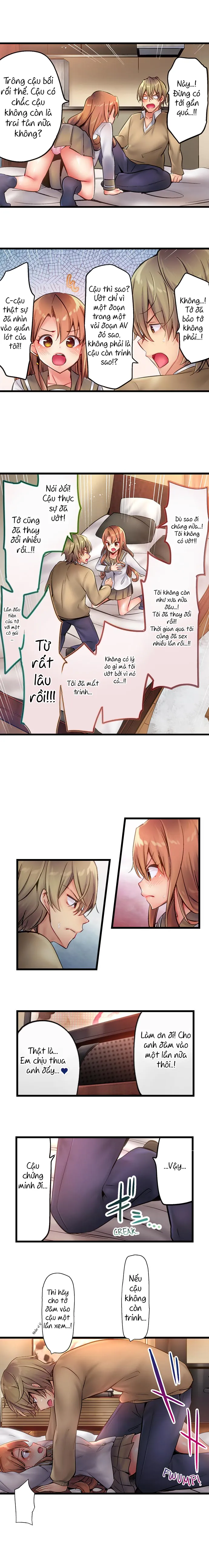 HentaiVN.net - Ảnh 8 - Busted in One Thrust [1 Piston de Bareru Uso ~Jishou Bitch wa Ubu ni Nureru] - Chap 2: Sắp... gì đấy :)