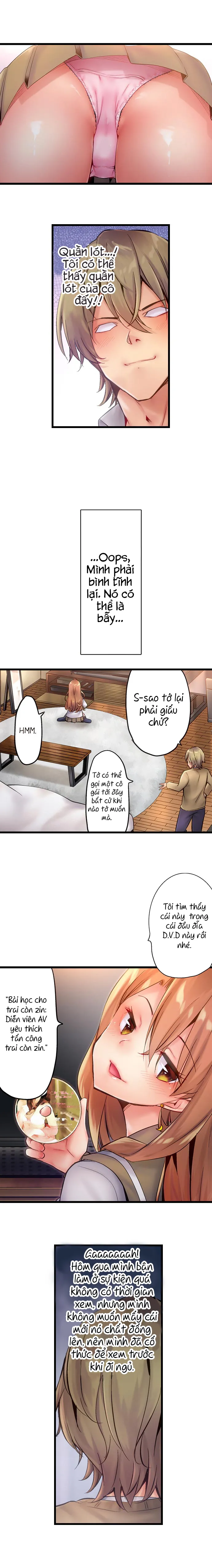 HentaiVN.net - Ảnh 3 - Busted in One Thrust [1 Piston de Bareru Uso ~Jishou Bitch wa Ubu ni Nureru] - Chap 2: Sắp... gì đấy :)
