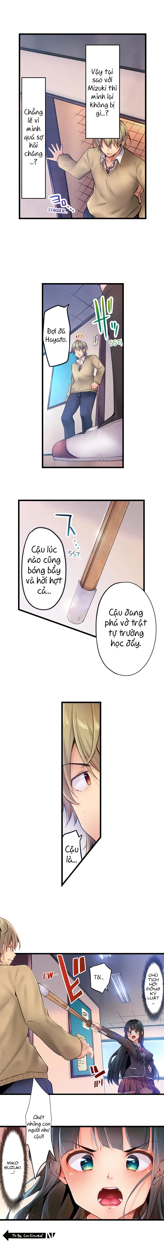 HentaiVN.net - Ảnh 9 - Busted in One Thrust [1 Piston de Bareru Uso ~Jishou Bitch wa Ubu ni Nureru] - Chap 5: Gặp em mới :V
