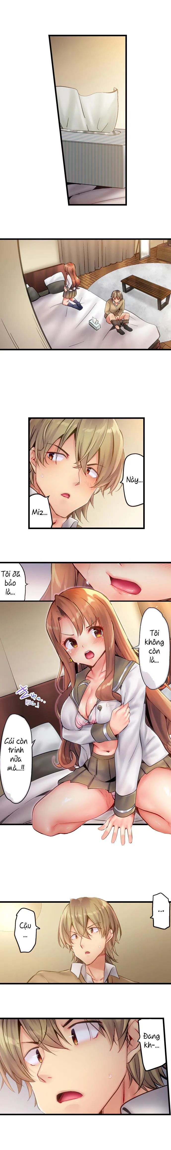 HentaiVN.net - Ảnh 3 - Busted in One Thrust [1 Piston de Bareru Uso ~Jishou Bitch wa Ubu ni Nureru] - Chap 5: Gặp em mới :V