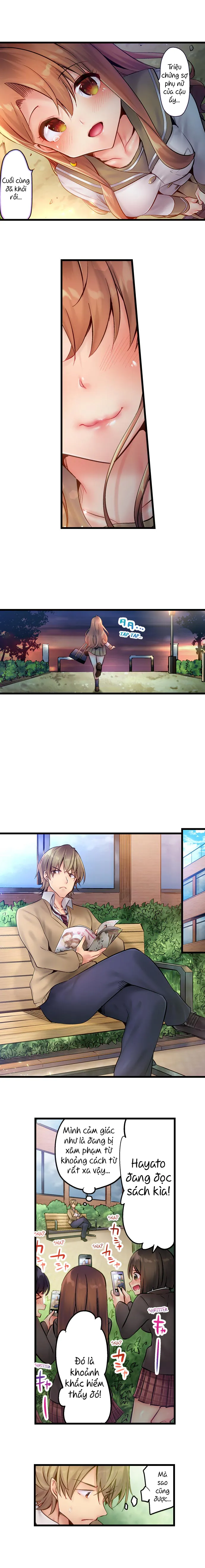 HentaiVN.net - Ảnh 6 - Busted in One Thrust [1 Piston de Bareru Uso ~Jishou Bitch wa Ubu ni Nureru] - Chap 5: Gặp em mới :V
