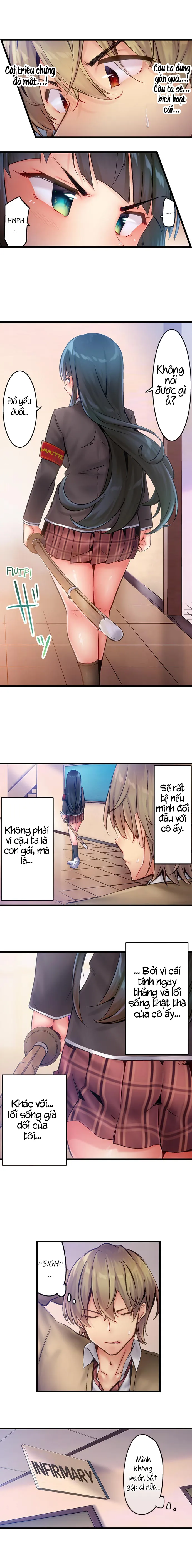 HentaiVN.net - Ảnh 3 - Busted in One Thrust [1 Piston de Bareru Uso ~Jishou Bitch wa Ubu ni Nureru] - Chap 6: lại mò mẫm :V
