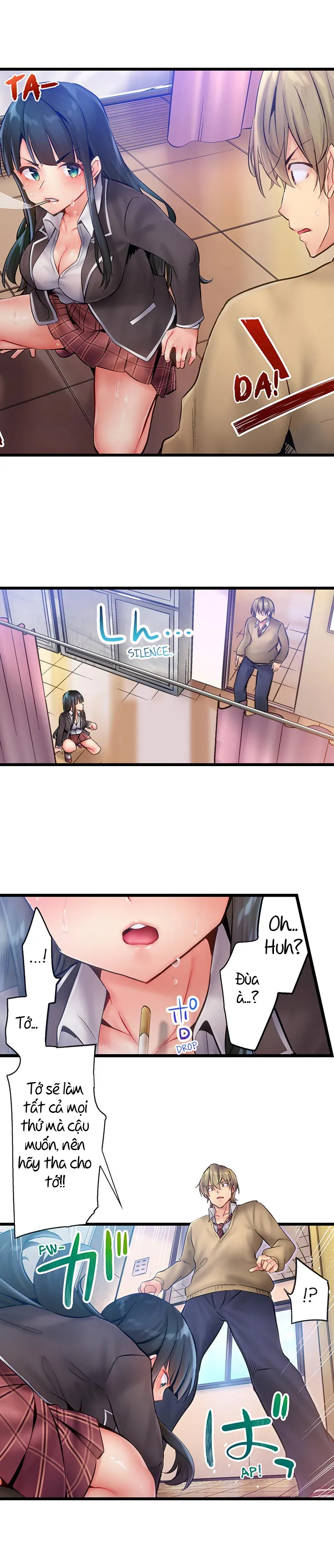 HentaiVN.net - Ảnh 5 - Busted in One Thrust [1 Piston de Bareru Uso ~Jishou Bitch wa Ubu ni Nureru] - Chap 6: lại mò mẫm :V