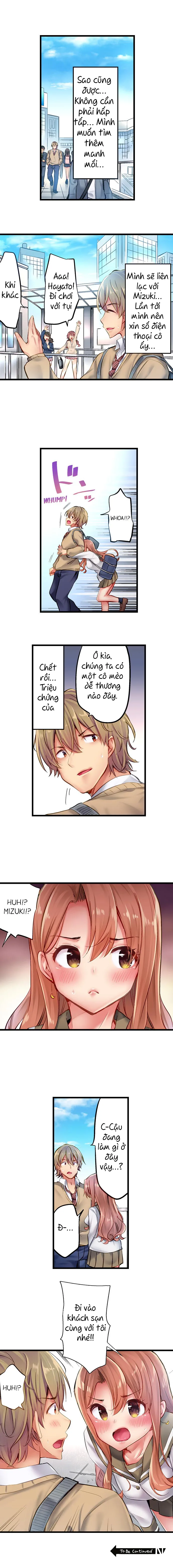 HentaiVN.net - Ảnh 9 - Busted in One Thrust [1 Piston de Bareru Uso ~Jishou Bitch wa Ubu ni Nureru] - Chap 9: