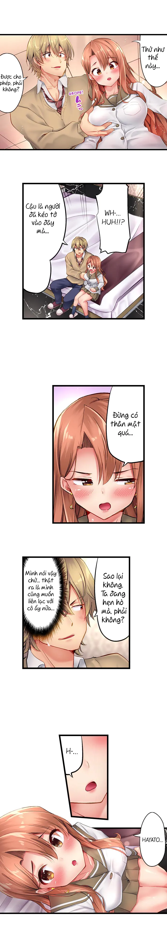 HentaiVN.net - Ảnh 9 - Busted in One Thrust [1 Piston de Bareru Uso ~Jishou Bitch wa Ubu ni Nureru] - Chap 10: