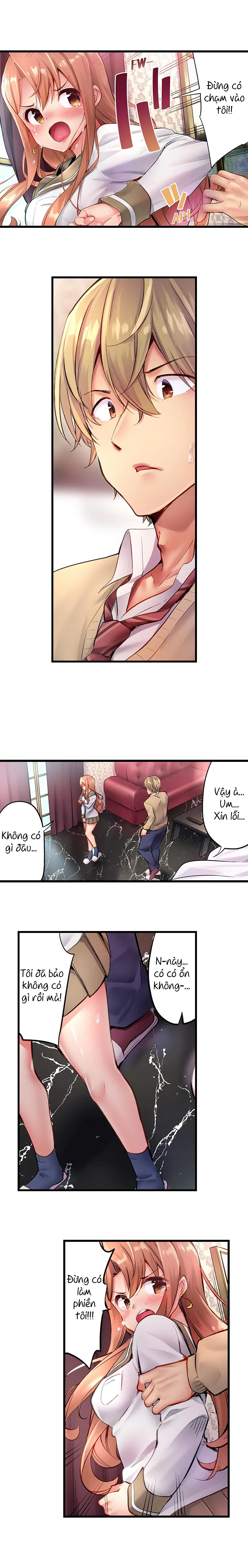 HentaiVN.net - Ảnh 3 - Busted in One Thrust [1 Piston de Bareru Uso ~Jishou Bitch wa Ubu ni Nureru] - Chap 10: