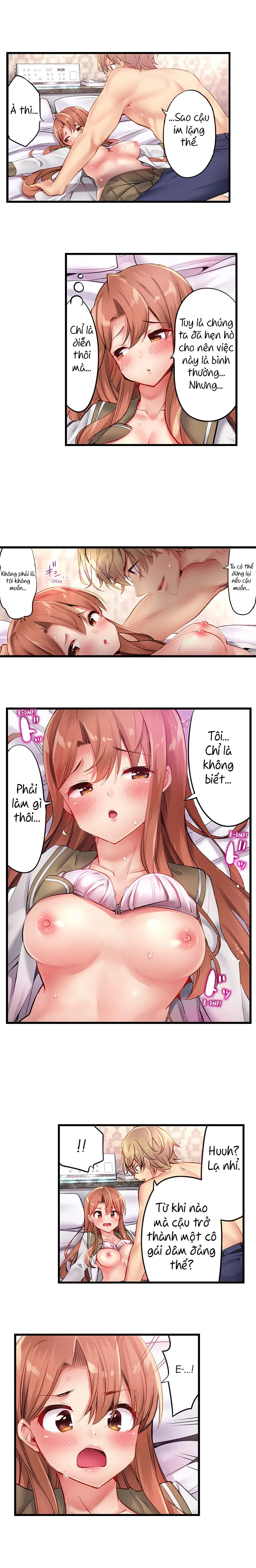 HentaiVN.net - Ảnh 5 - Busted in One Thrust [1 Piston de Bareru Uso ~Jishou Bitch wa Ubu ni Nureru] - Chap 11: Re: mò mẫm :V