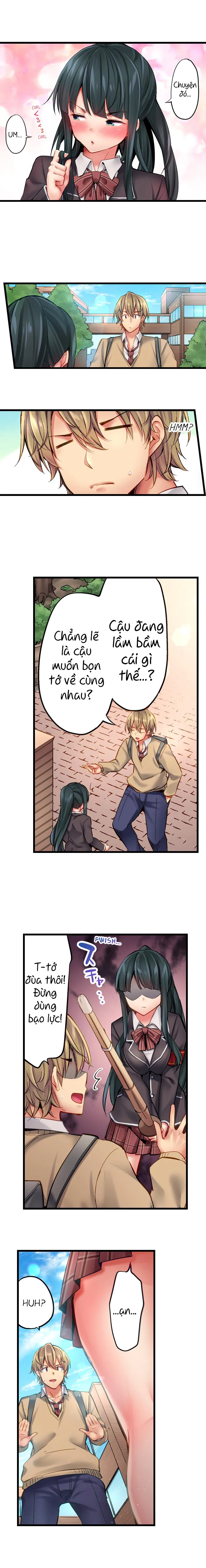 HentaiVN.net - Ảnh 5 - Busted in One Thrust [1 Piston de Bareru Uso ~Jishou Bitch wa Ubu ni Nureru] - Chap 16: Gái rủ tắm chung :V
