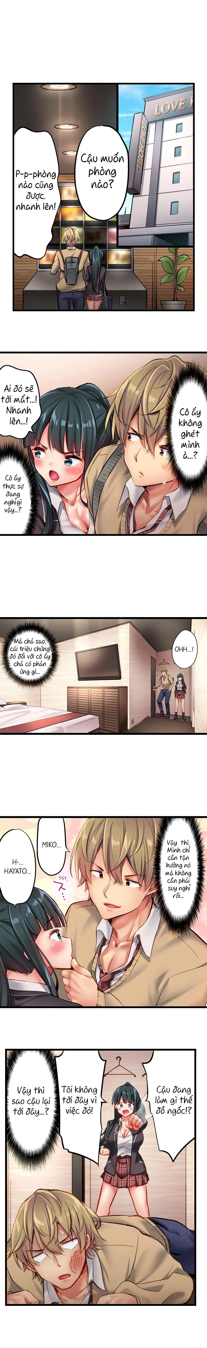 HentaiVN.net - Ảnh 7 - Busted in One Thrust [1 Piston de Bareru Uso ~Jishou Bitch wa Ubu ni Nureru] - Chap 16: Gái rủ tắm chung :V