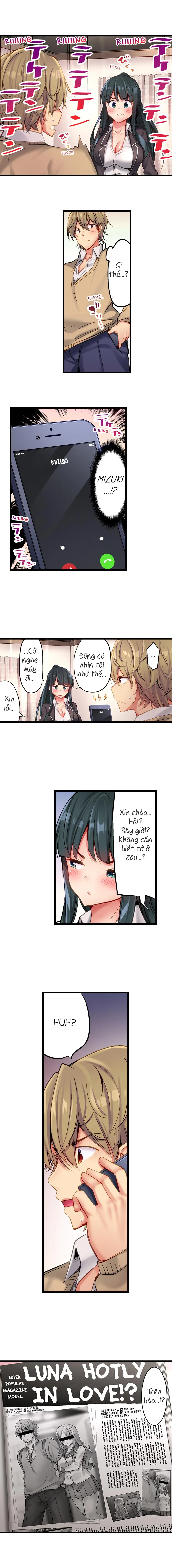 HentaiVN.net - Ảnh 10 - Busted in One Thrust [1 Piston de Bareru Uso ~Jishou Bitch wa Ubu ni Nureru] - Chap 18: Lên báo :V