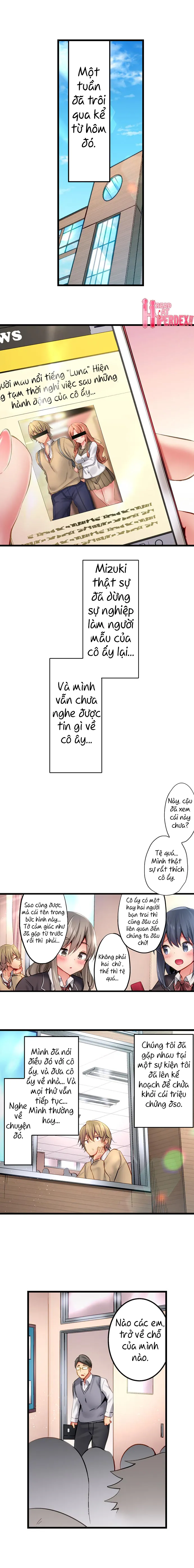 HentaiVN.net - Ảnh 9 - Busted in One Thrust [1 Piston de Bareru Uso ~Jishou Bitch wa Ubu ni Nureru] - Chap 21 fixed