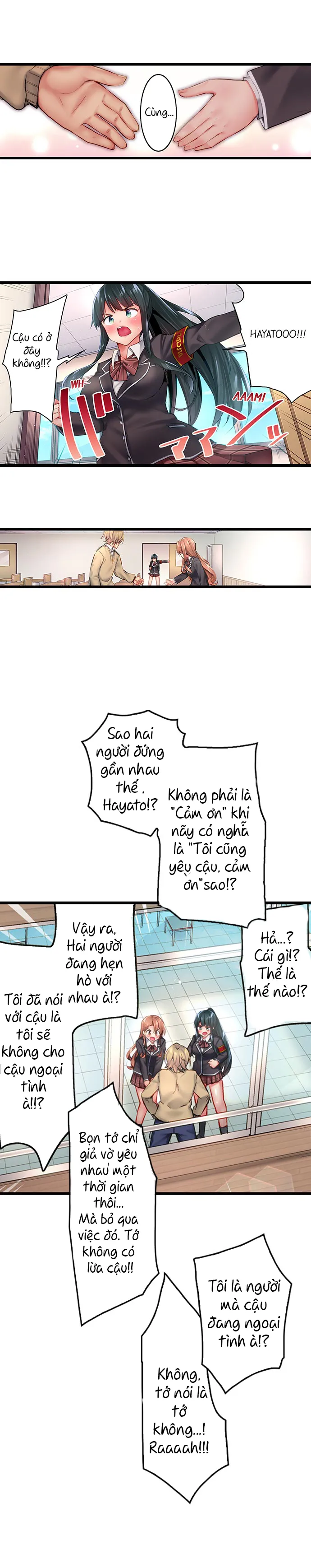 HentaiVN.net - Ảnh 9 - Busted in One Thrust [1 Piston de Bareru Uso ~Jishou Bitch wa Ubu ni Nureru] - Chap 30: 『-END-』