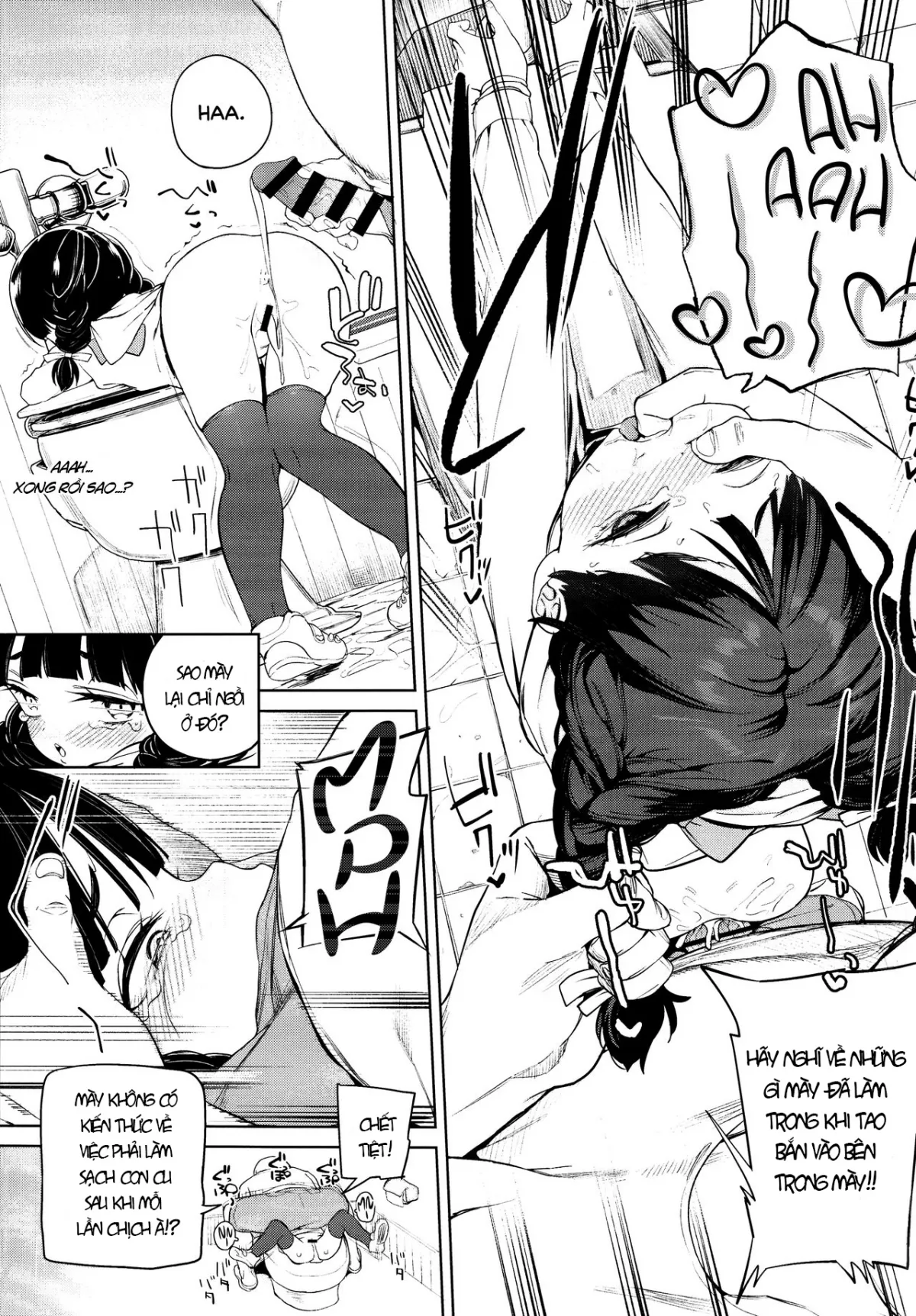 HentaiVN.net - Ảnh 10 - Teliot Women's Academy Cumdump Club - Mini-Slut Chapter [Teliot Jogakuen Benjo Onaho-bu Mesugaki Hen] - Oneshot