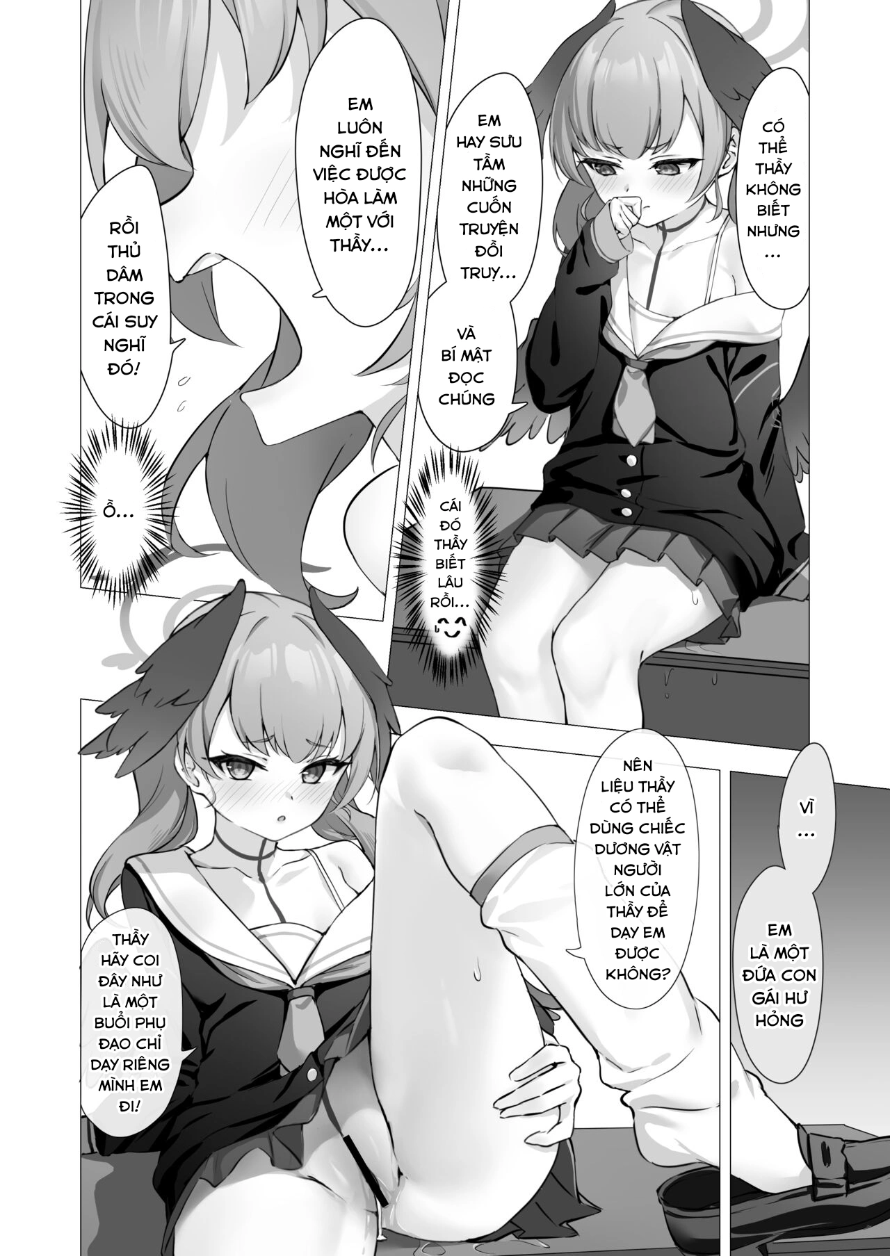 HentaiVN.net - Ảnh 18 - Buổi phụ đạo riêng của Koharu - Sech Koharu