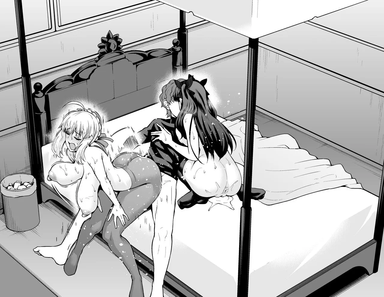 HentaiVN.net - Ảnh 11 - Saber & Rin, Shinji to Uwaki Sex Suru - Ko lời