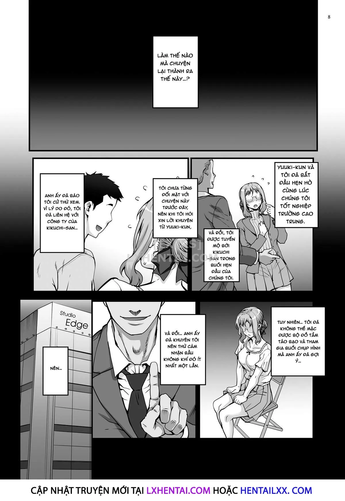 HentaiVN.net - Ảnh 10 - I Made a Porno... Without Telling My Boyfriend [Kareshi ni Naisho de AV... Dechaimashita.] - Chap 1