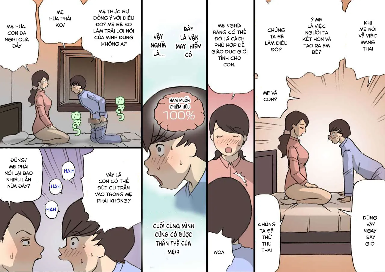 HentaiVN.net - Ảnh 6 - Okaa-san wa Homete Nobasu Kyouiku Houshin [Harasho Project] - Chap 2 + 3: End.