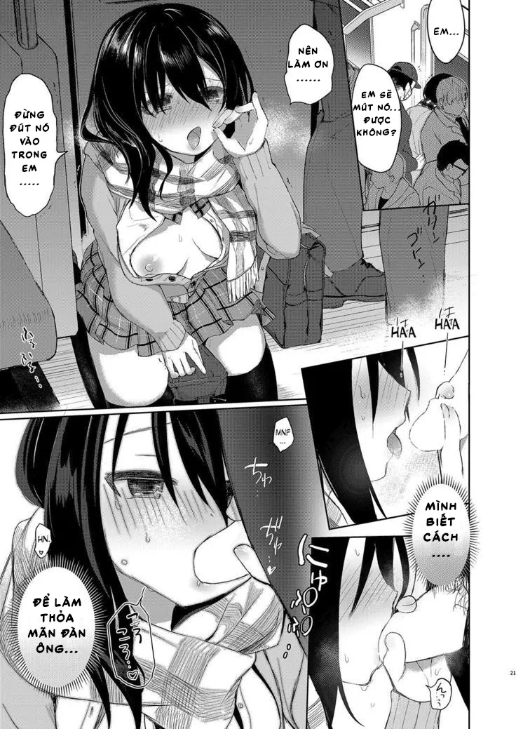HentaiVN.net - Ảnh 19 - Baitogaeri no TS kko ga Chikan ni Nerawarechau Bon [Được làm gái thật tuyệt!] - Oneshot