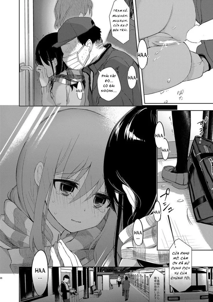 HentaiVN.net - Ảnh 26 - Baitogaeri no TS kko ga Chikan ni Nerawarechau Bon [Được làm gái thật tuyệt!] - Oneshot