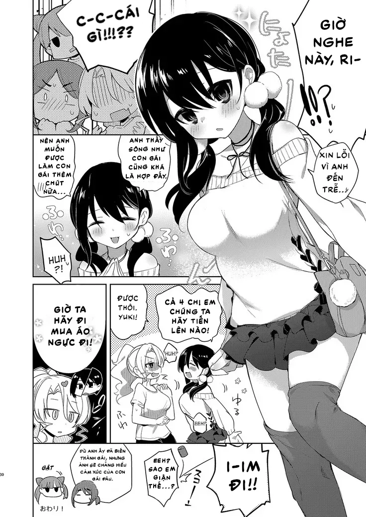 HentaiVN.net - Ảnh 28 - Baitogaeri no TS kko ga Chikan ni Nerawarechau Bon [Được làm gái thật tuyệt!] - Oneshot