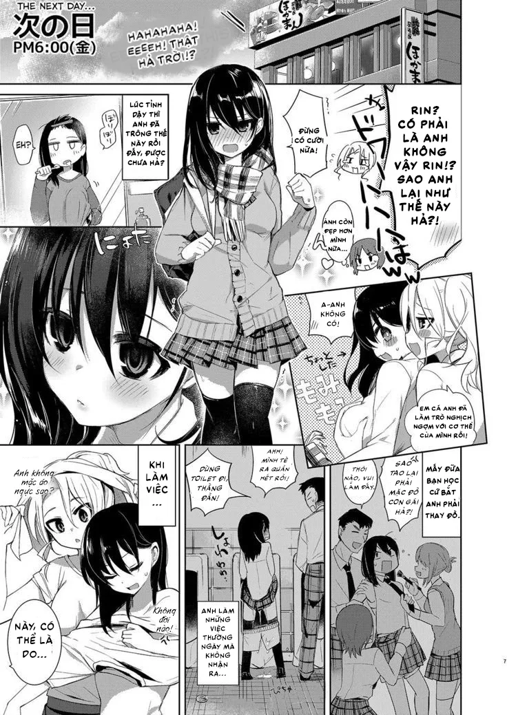 HentaiVN.net - Ảnh 5 - Baitogaeri no TS kko ga Chikan ni Nerawarechau Bon [Được làm gái thật tuyệt!] - Oneshot