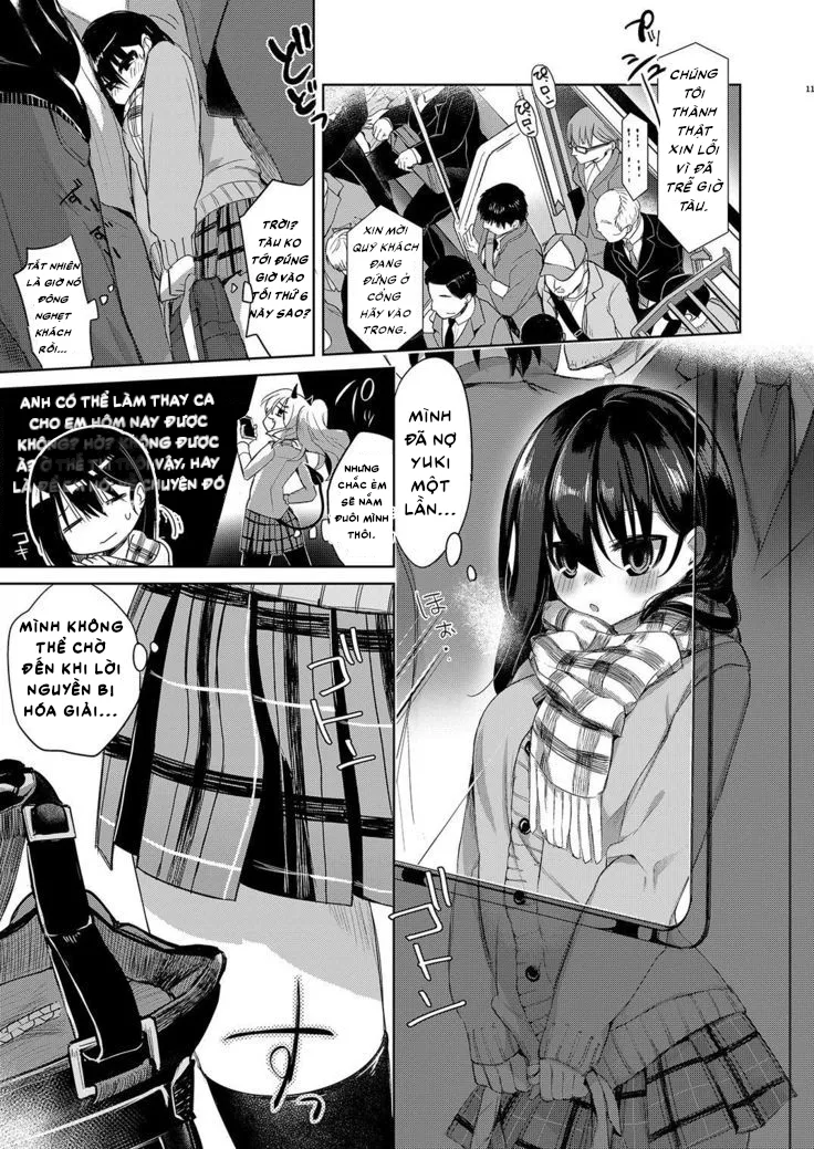 HentaiVN.net - Ảnh 9 - Baitogaeri no TS kko ga Chikan ni Nerawarechau Bon [Được làm gái thật tuyệt!] - Oneshot