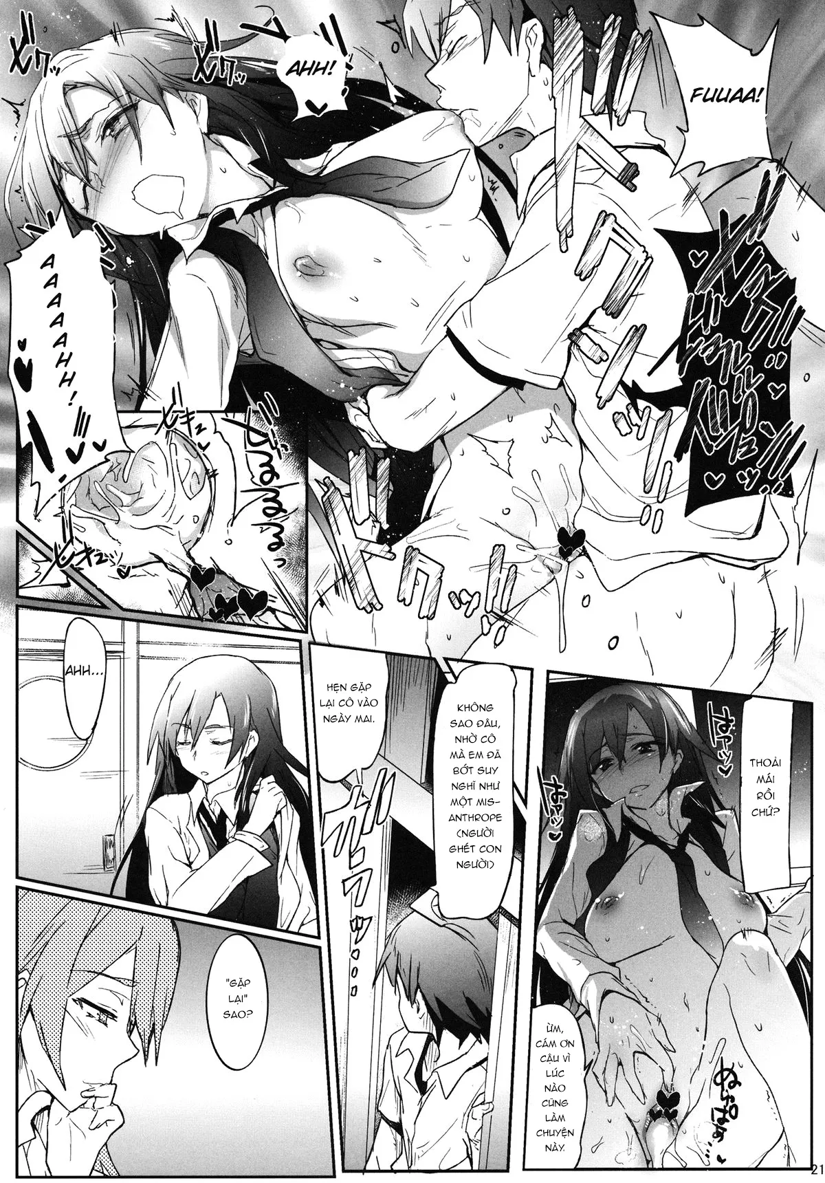 HentaiVN.net - Ảnh 20 - Mặt tối của câu lạc bộ tình nguyện - Yuki, Yui, Sensei