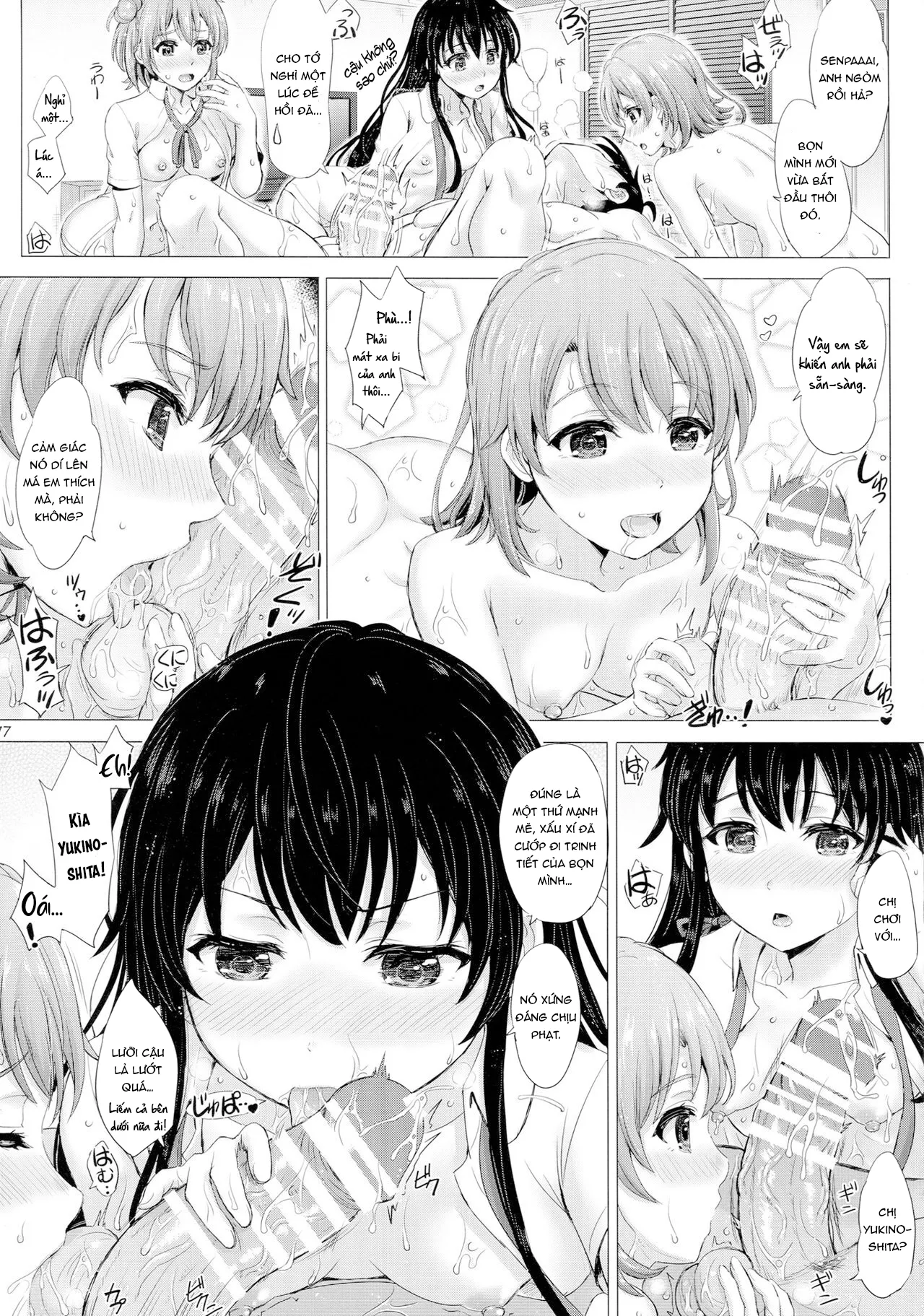 HentaiVN.net - Ảnh 16 - Mặt tối của câu lạc bộ tình nguyện - Yuki, Yui , Iroha