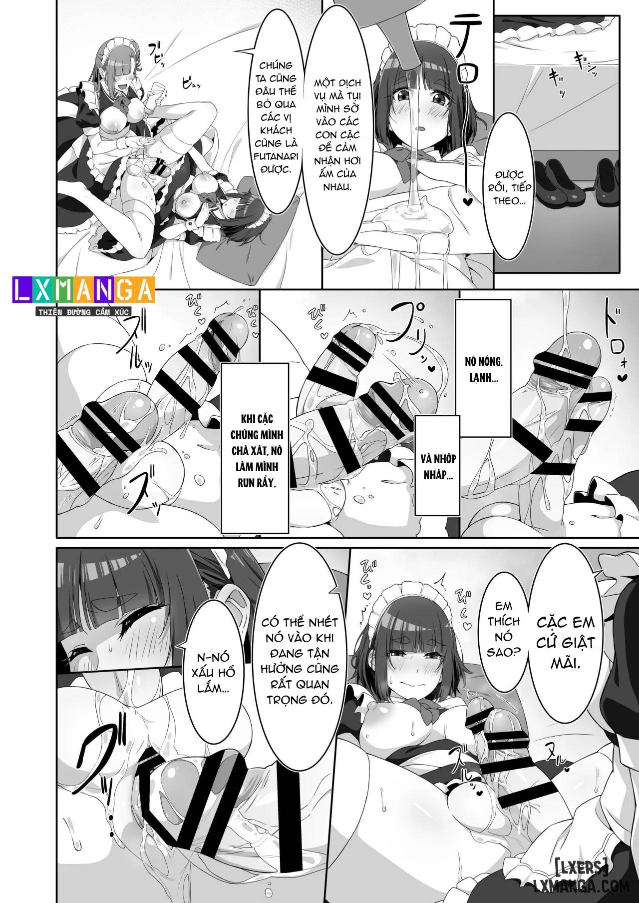 HentaiVN.net - Ảnh 10 - Futanari Maid no Milk Houshi - Oneshot