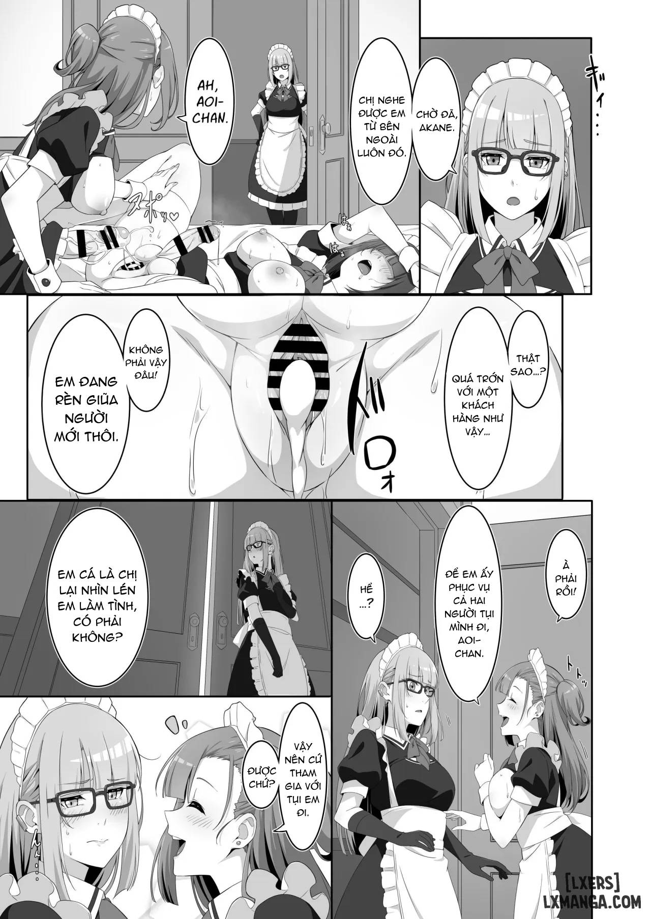HentaiVN.net - Ảnh 15 - Futanari Maid no Milk Houshi - Oneshot