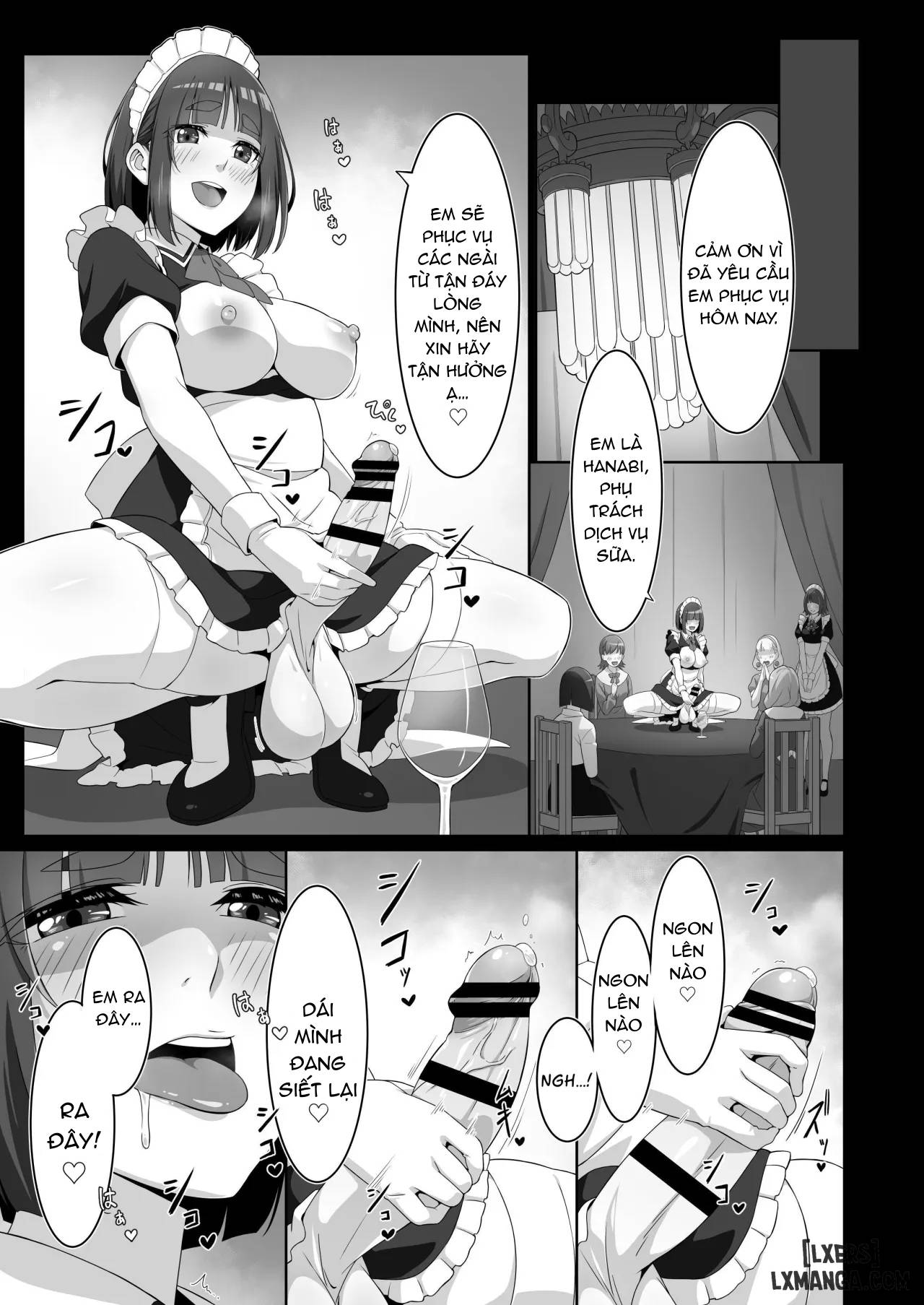 HentaiVN.net - Ảnh 25 - Futanari Maid no Milk Houshi - Oneshot