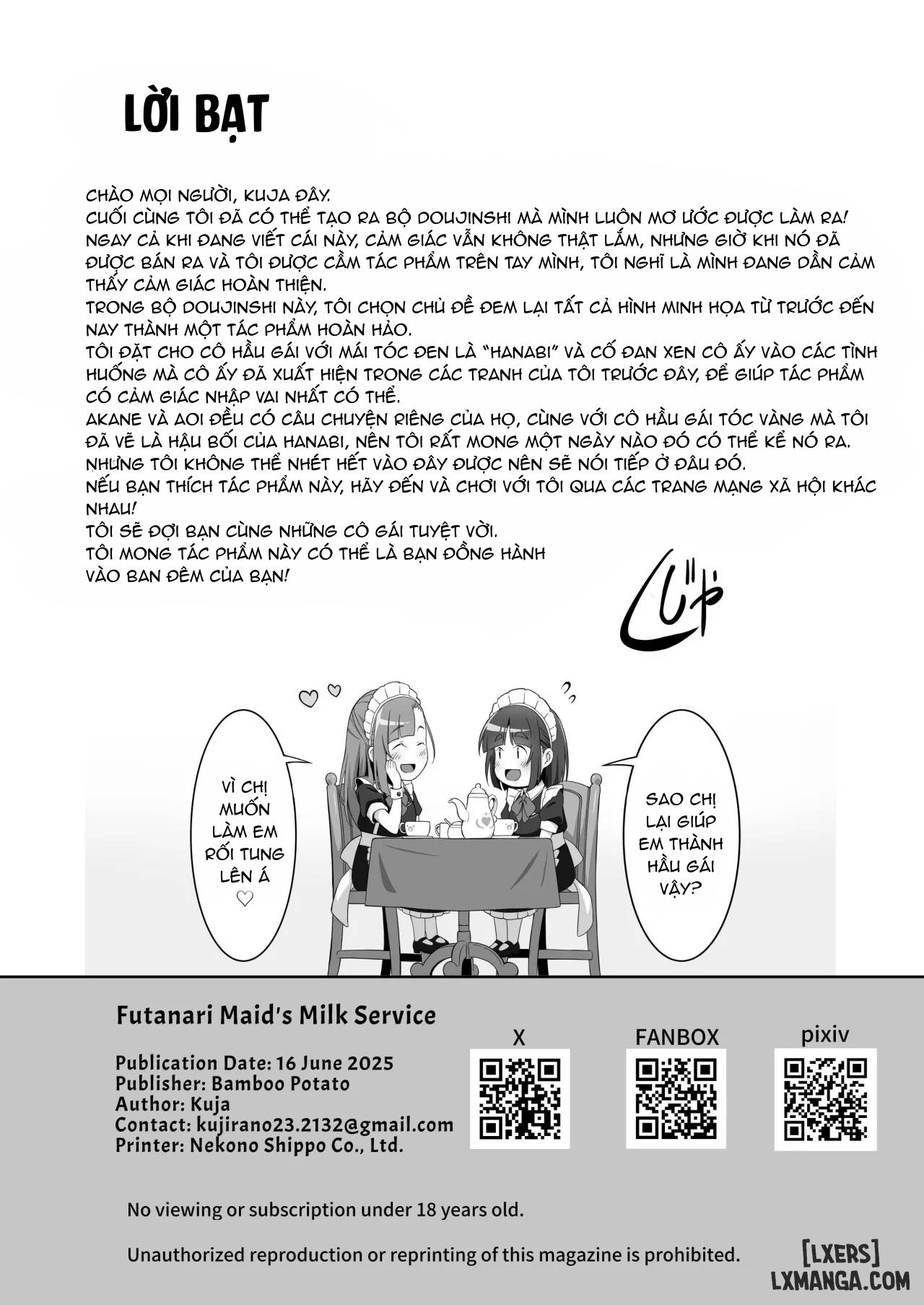 HentaiVN.net - Ảnh 28 - Futanari Maid no Milk Houshi - Oneshot
